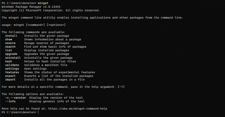 Windows finally receives a native package manager